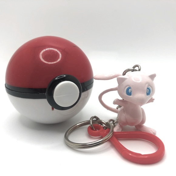 Pokemon Toys Vintage Mew Keychain 999 Pokeball Bfi Catch Release